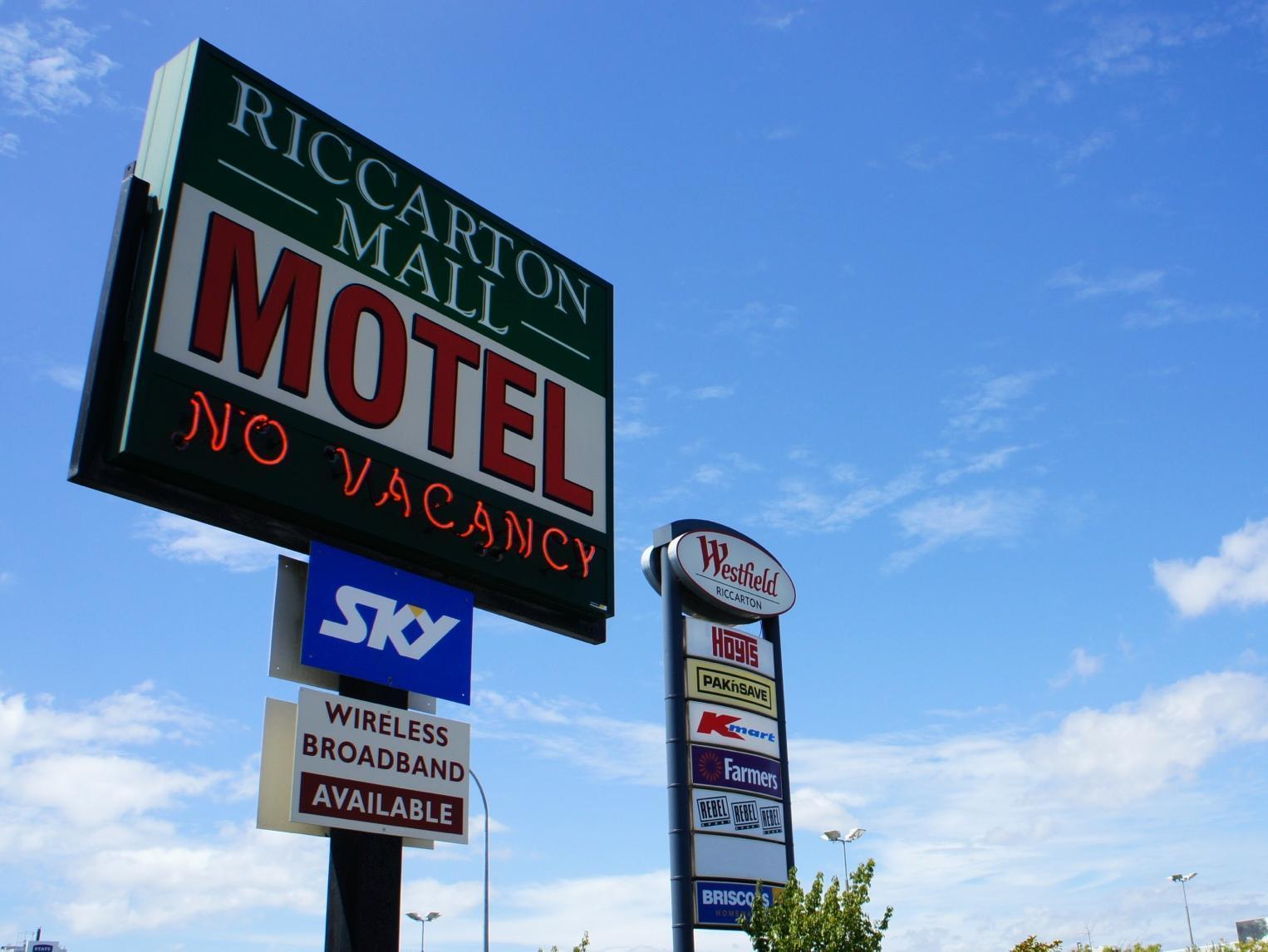 Riccarton Mall Motel Christchurch Buitenkant foto