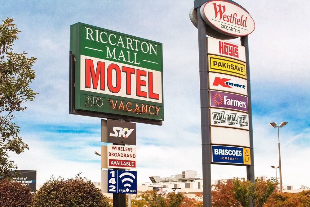 Riccarton Mall Motel Christchurch Buitenkant foto